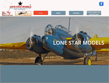 Tablet Screenshot of lonestarmodels.com